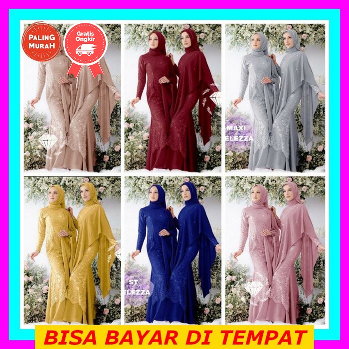 Gamis Brokat Pesta Mewah Zolan Terbaru Dan Elegan Gamis Brokat Brukat Terbaru 2021 / Gamis Murah Mer