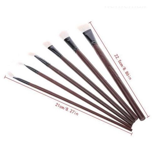 

Acrylic Painting Flat Brush - Kuas Lukis Untuk Cat Akrilik (6Pcs) Dijamin Puas