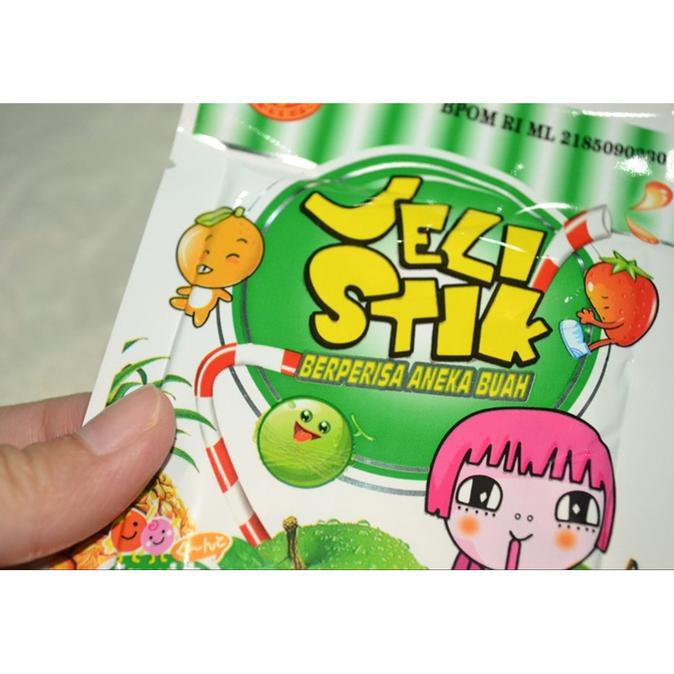 

[BISA BAYAR DITEMPAT] Permen Jeli Stik Mini / Jelly Stick Mini 1 pak isi 50 bungkus
