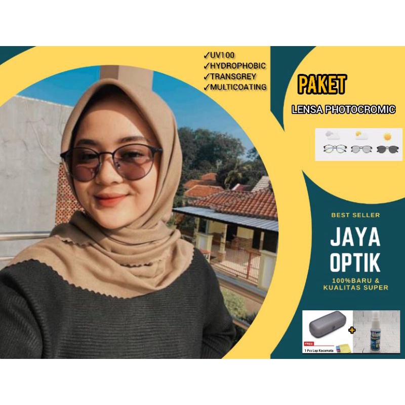 KACAMATA 1920 cito GRATIS LENSA PHOTOCROMIC minus/cylinder