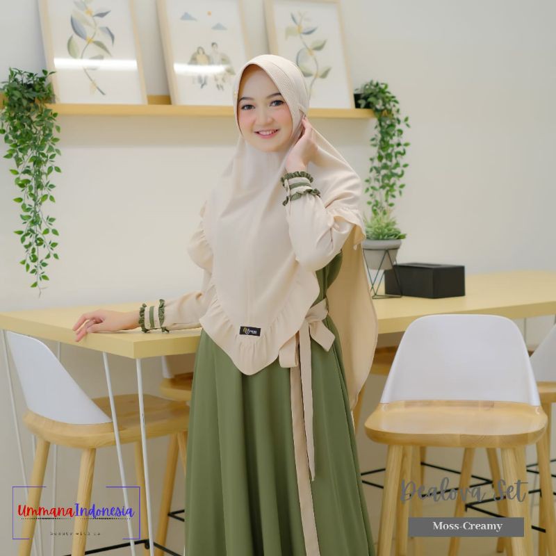 DEALOVA SET GAMIS BY UMMANA INDONESIA