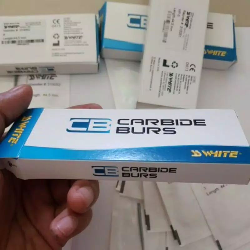 Bur Tulang Carbide Bur HP 5 6 7 702 SS White 1 pcs bur kemasan