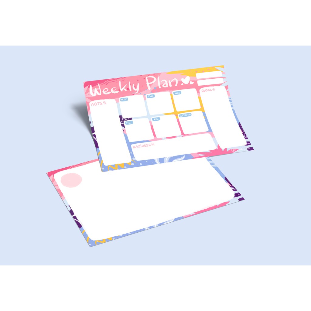 

Weekly Planner Colorful (Wall Planner)