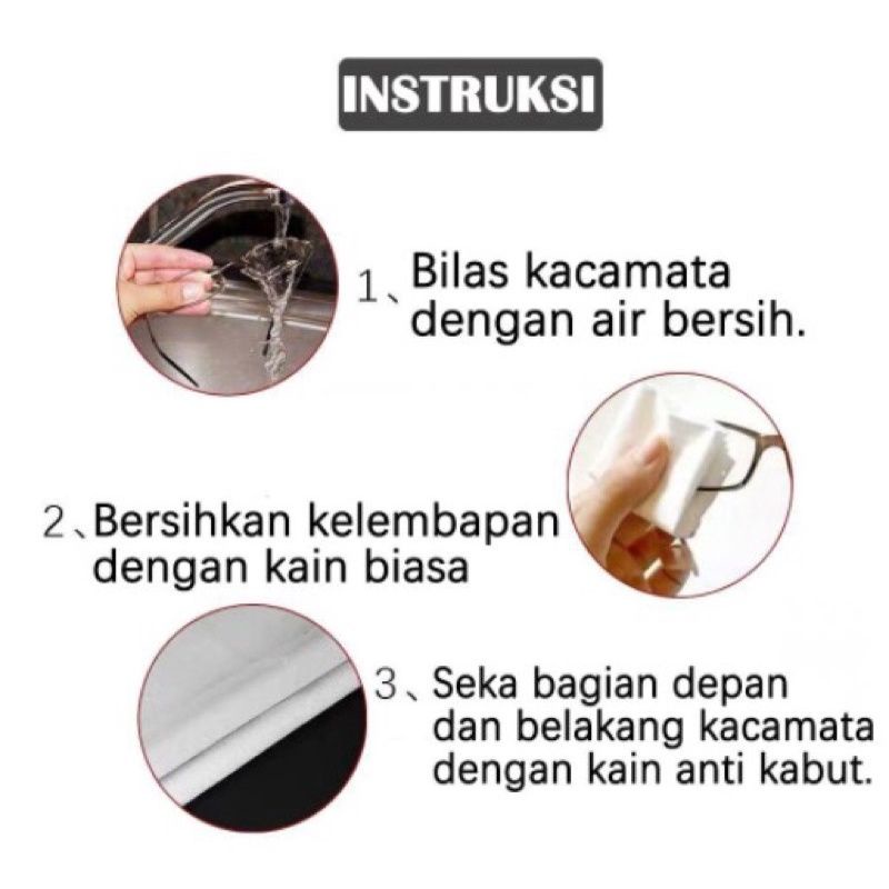 Kain Anti Embun Lap Kacamata Optik Anti Fog