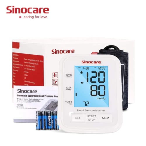 Sinocare BA-823/BA801 Alat Cek Tekanan Darah Otomatis| Tensimeter Digital| Alat Ukur Tekanan darah