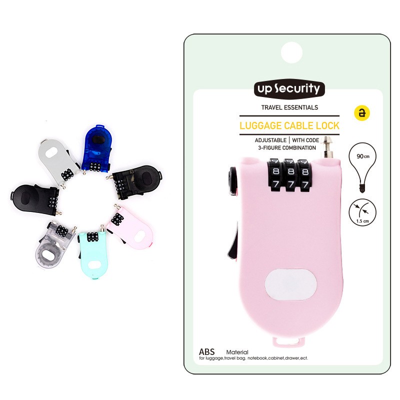 Gembok Motor/Koper Mini Angka Kunci Gembok Angka Kunci Keamanan