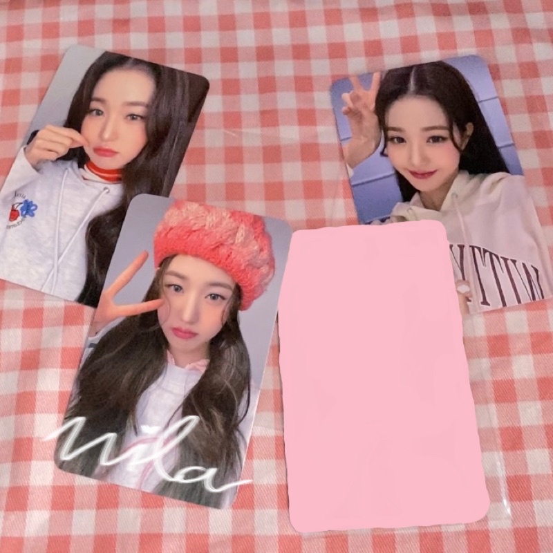 ( all booked  ) pc wony wonyoung kirsh set teddy peace beret baret cupi cubit pipi pinch cheek