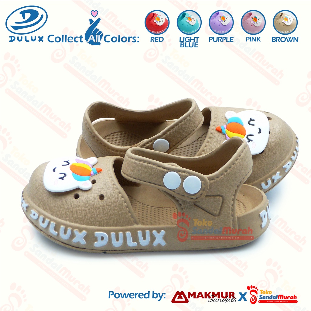 Toko Sandal Murah - Sandal Sepatu Anak Perempuan Karakter Unicorn / Sandal Sepatu Ballet Anak Perempuan Tali Belakang / Sandal Sepatu Anak Lucu Warna - Warni [Tk sandal Murah 10 M 376]