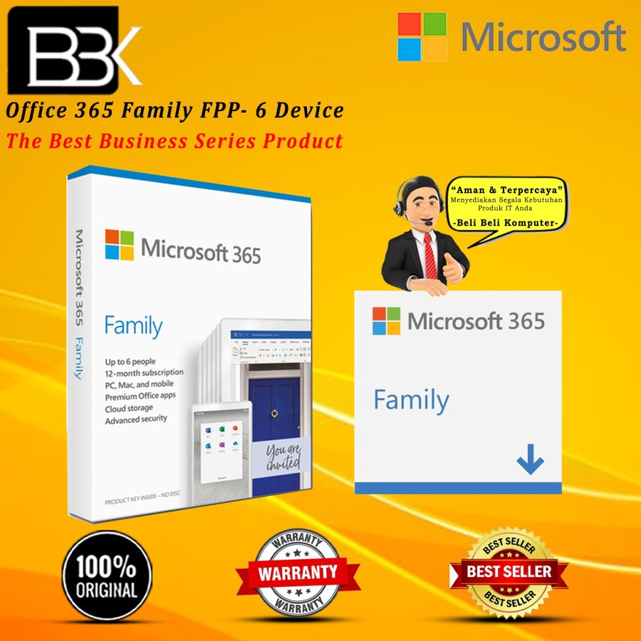 Office 365 Family FPP- 6 Device