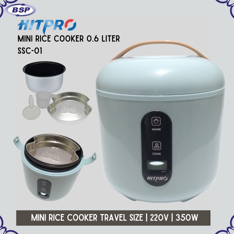 Hitpro Magic Com Penanak Nasi SSC-01/ SSC-02 / SSC-03 Rice Cooker Hitpro ( 0,6 / 1 / 1,2 )Liter Mini Mejikom Murah