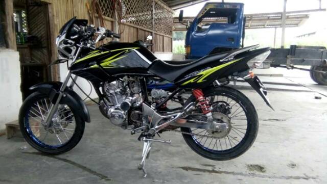 Stiker Body Striping Honda Tiger Revo 2013 Warna Hijau Muda