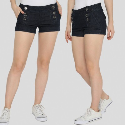 EXPRESS Celana Pendek Jeans Wanita Sailor Denim Shorts