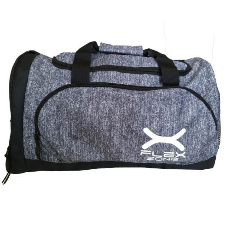 FAB-001AB Gym bag tas sport fitness olahraga Flexzone abu