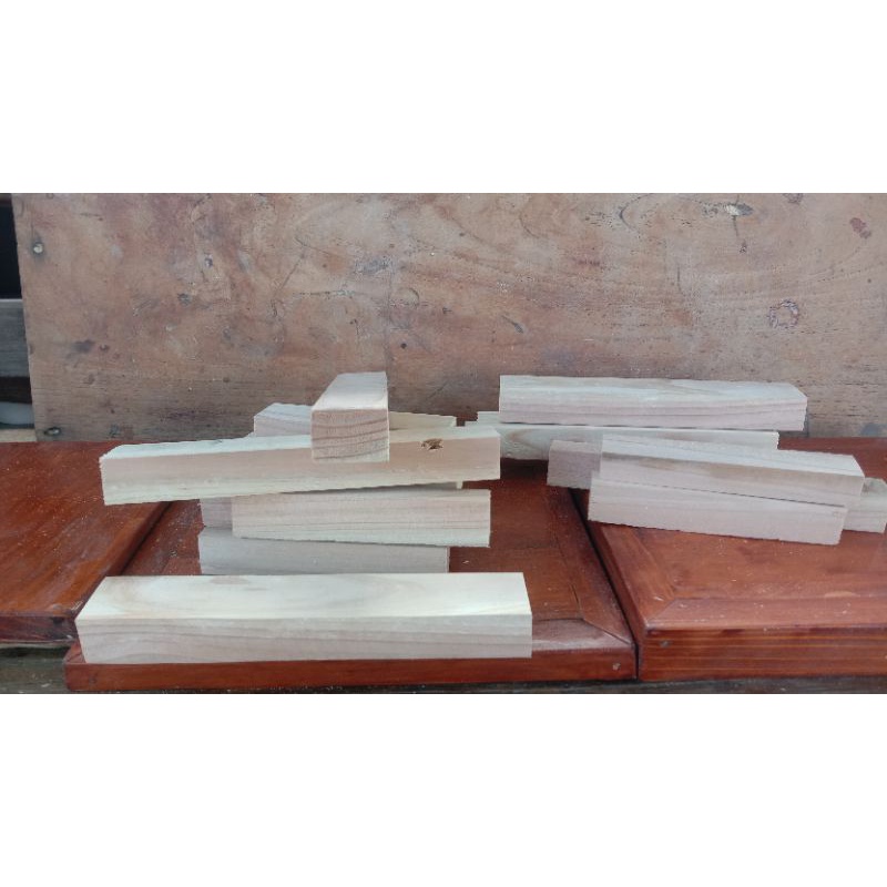 TERMURAH potongan kayu,balsa stick kayu jati belanda