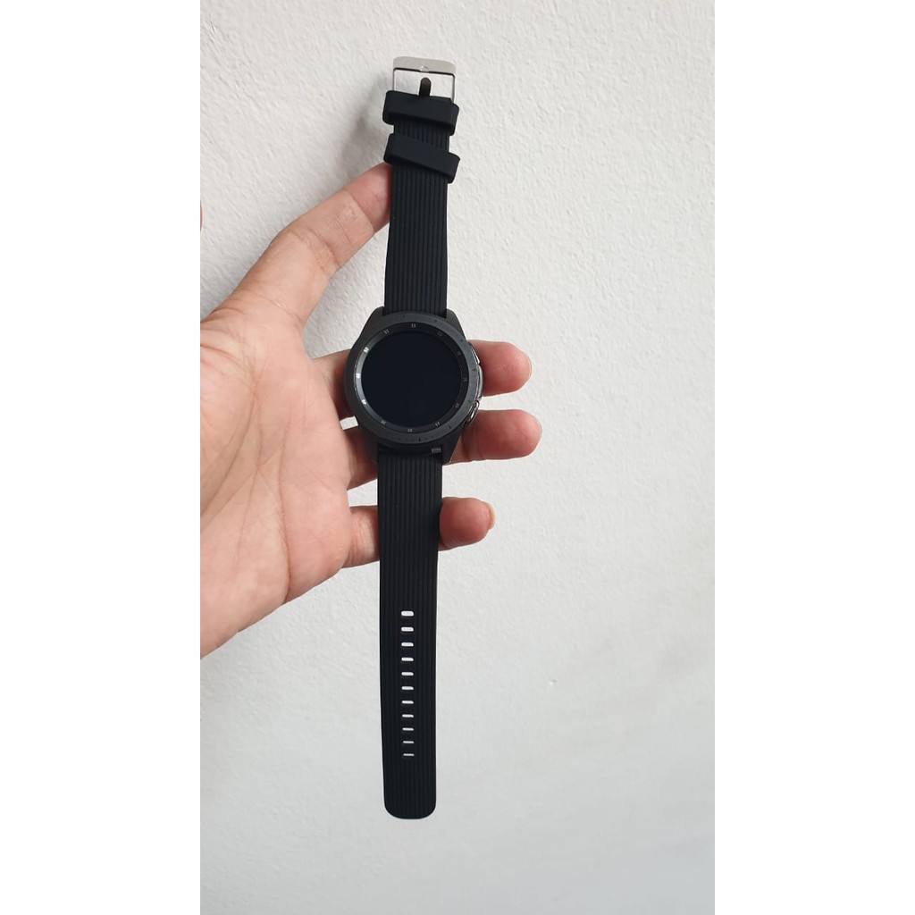 SAMSUNG GALAXY WATCH S4 BLACK 42mm SECOND LIKE NEW MULUS ORIGINAL