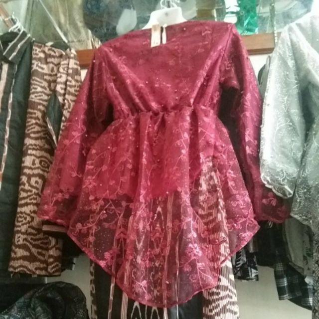 Ready 6 Warna !!! Batik Couple Annabel Pinguin #2 Balencia Luric Balencia Lurik Brukat Tille Mutiara