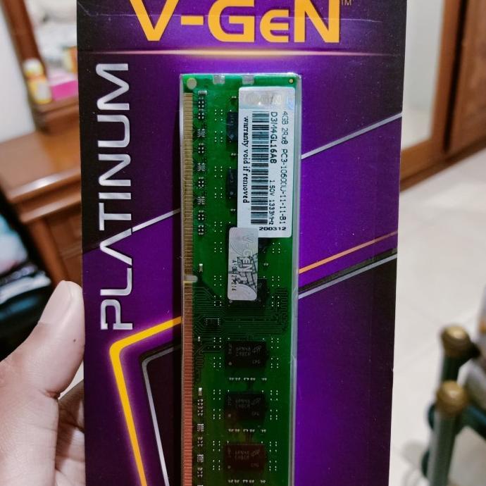 Ram Vgen Ddr3 4Gb Pc10600 V-Gen