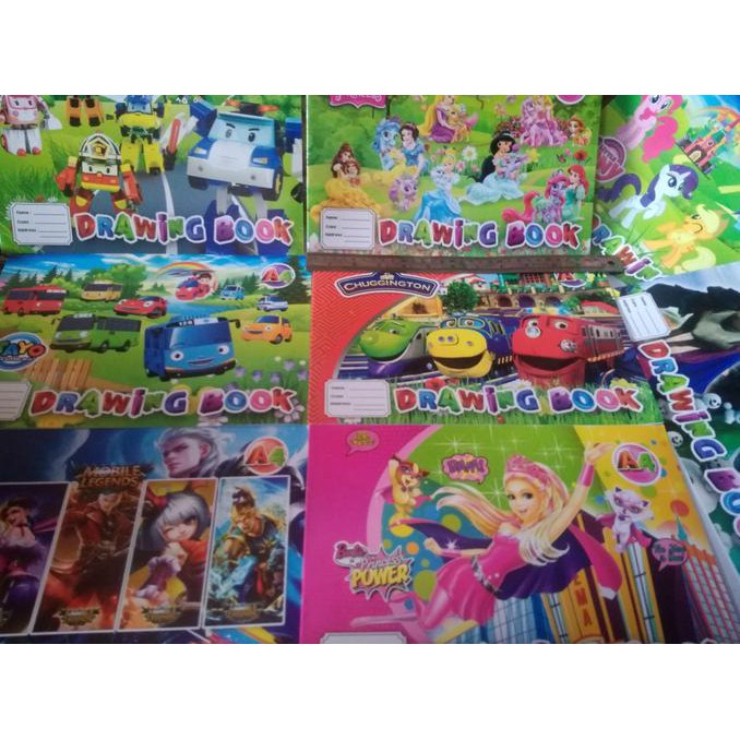 

Buku gambar anak jaman now karakter cewek cowok