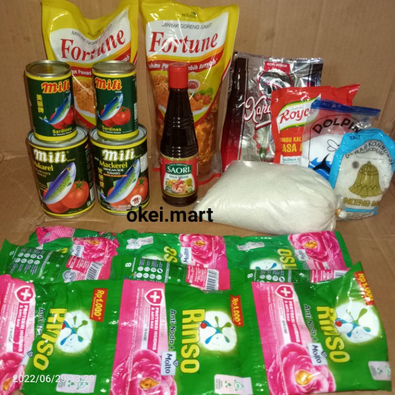 paket sembako murah paket rumahan komplit