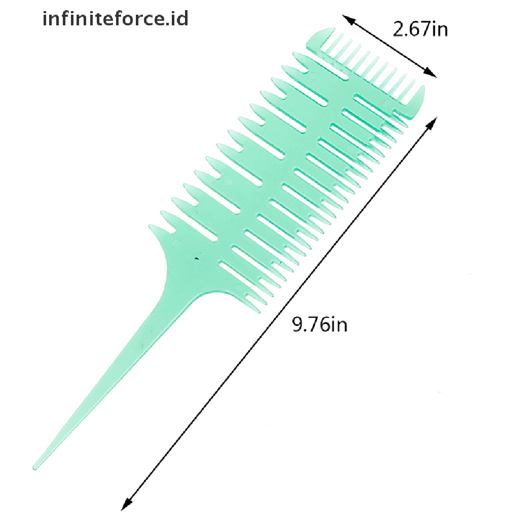 (Infiniteforce.Id) Sisir Cat Rambut 3 Arah Untuk Salon