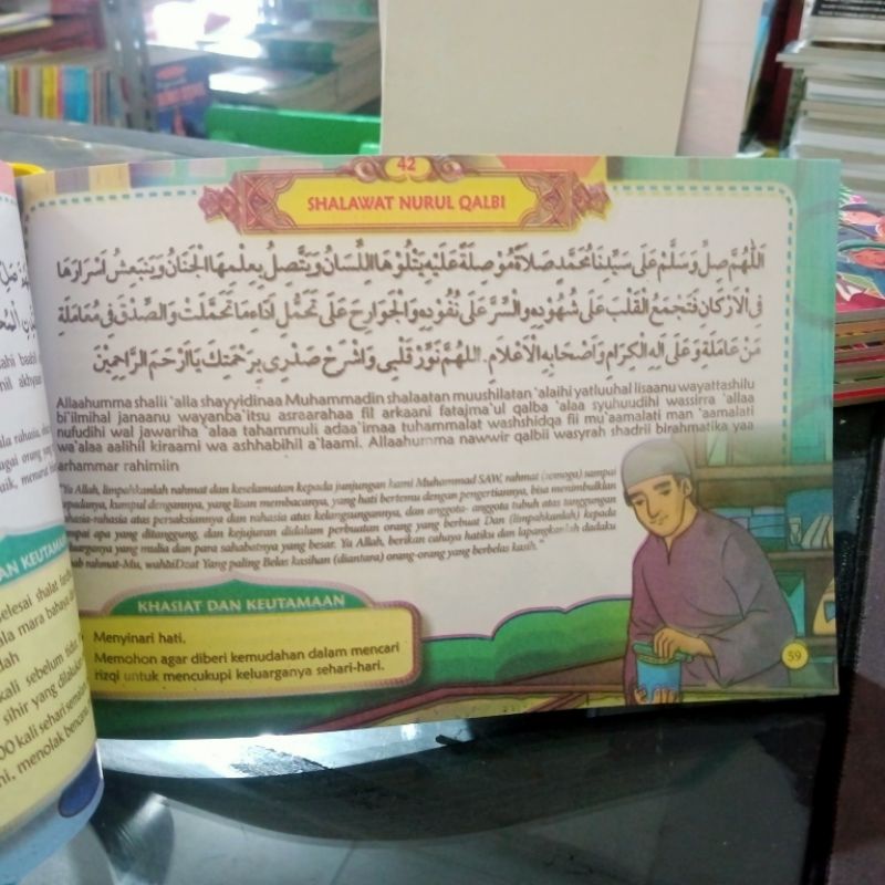 buku keajaiban shalawat nabi 128 halaman (24×15cm