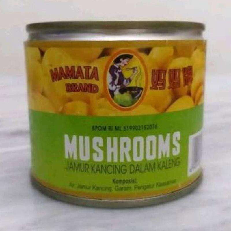 

MUSHROOM - JAMUR KANCING MAMATA BRAND 198 GR GRM GRAM