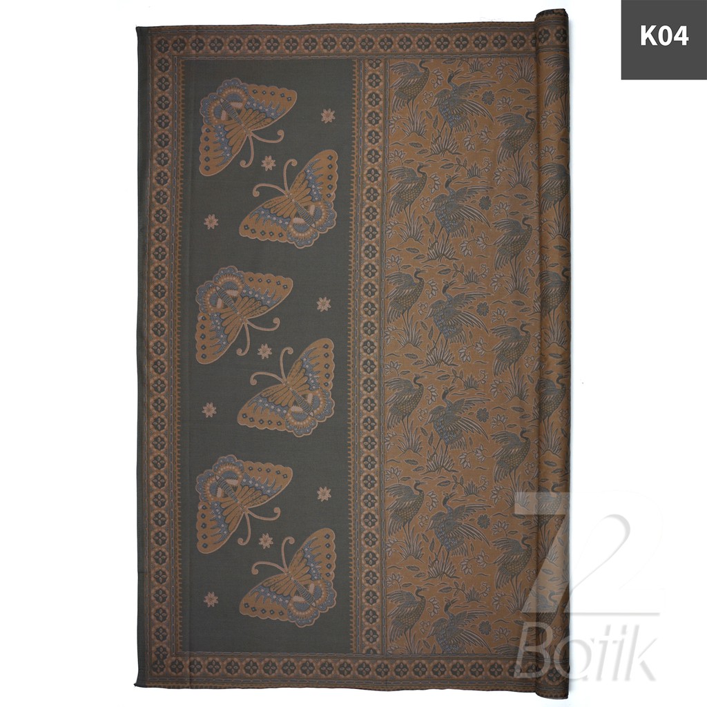 KAIN BATIK PREMIUM Bahan Katun Motif Bangau Two Tone Pagi Sore Warna Hitam Item Jarik 727544 Cap 72 Jarik Jarit Samping Kebat Panjang Batik Katun Modern Premium Bahan Seragam Batik Pernikahan Kantor Keluarga Murah Kamen Jadi Batik Bali Lembaran