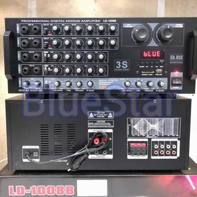 Amplifier Karaoke LD 1008 B With Bluetooth - USB - SD Card .