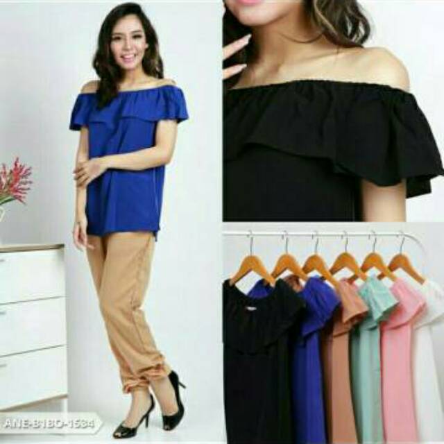 Sabrina top (simple Sabrina wanita)