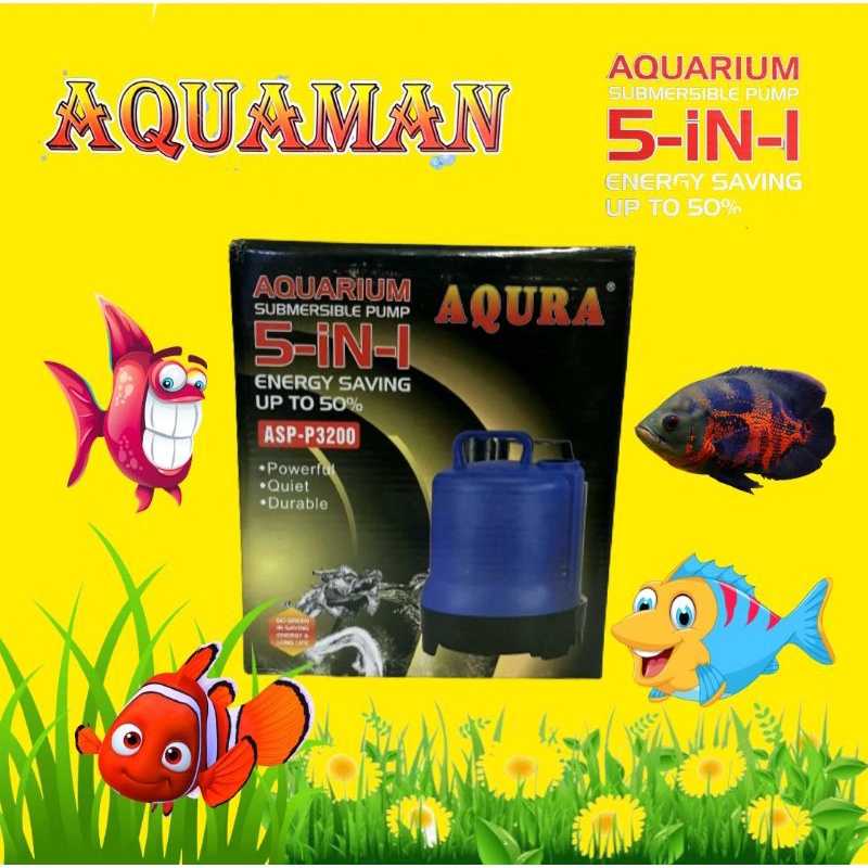 AQURA ASP P3200 POMPA KOLAM IKAN HIAS