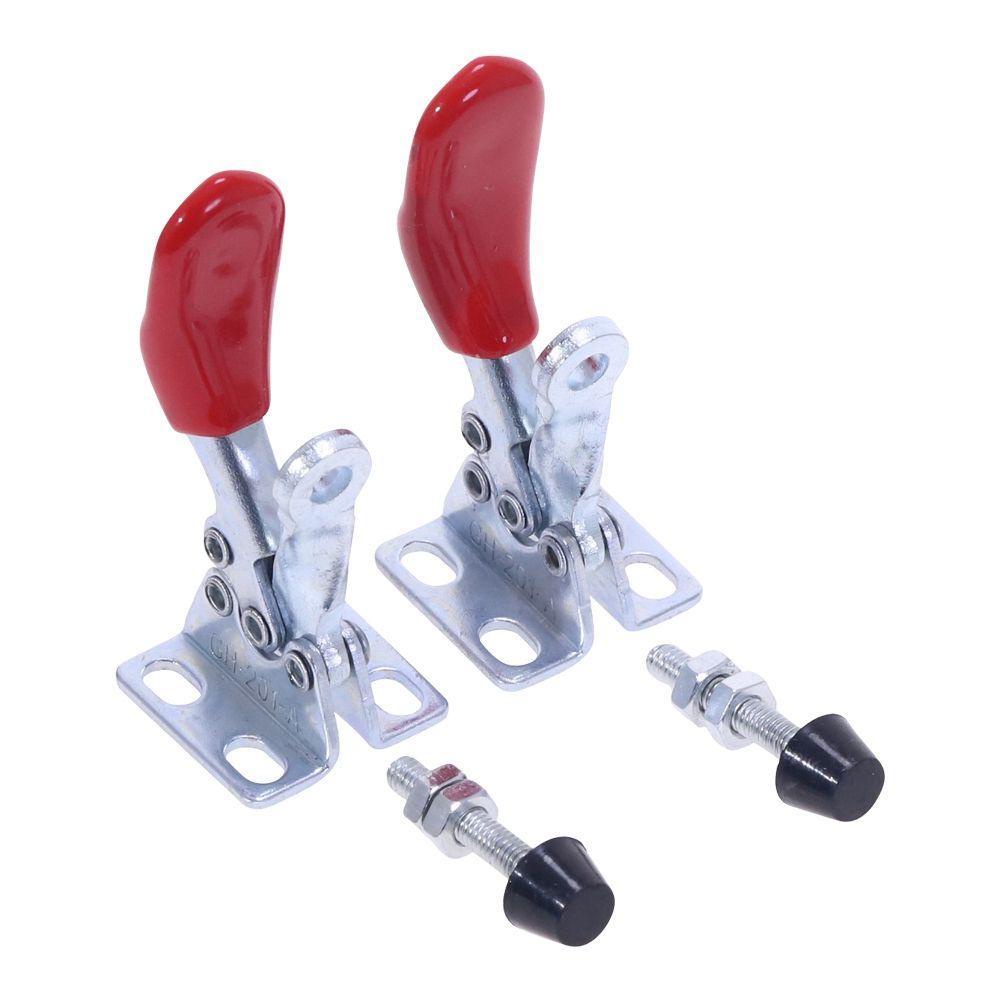 Toggle Clamp GH-201A 4pcs Horizontal Quick Release Heavy Duty Joinery Klem Alat Pertukangan