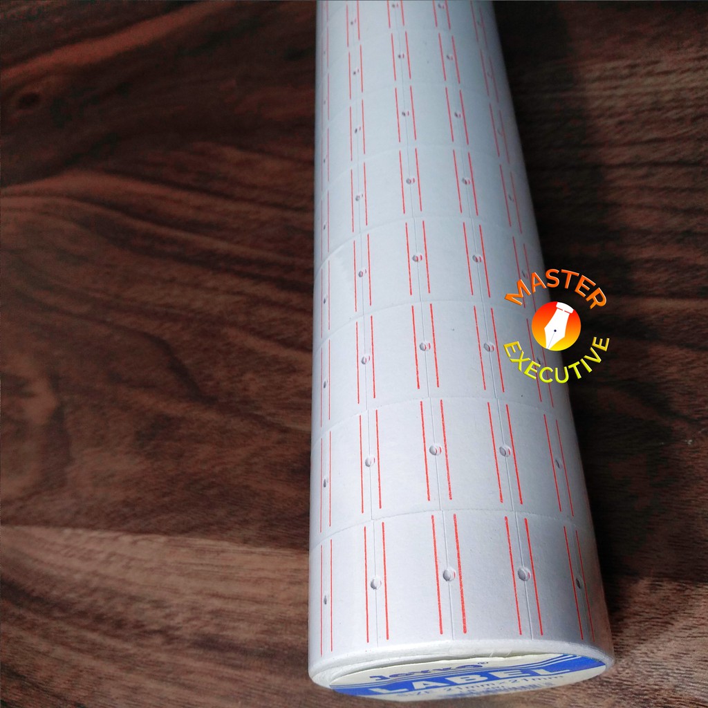 [Pak - 10 Roll] Joyko Isi Label 1 Baris / Refill Label 1 Line for Labeller MX-5500M