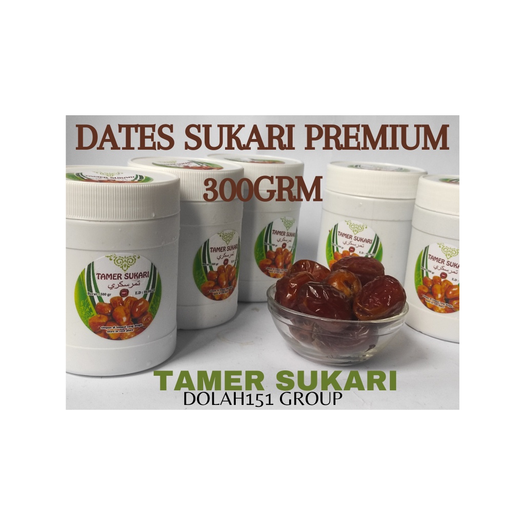 kurma premium sukari Al-Qossim bs 300gr kurma lembut sukari