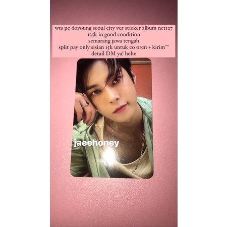 PC DOYOUNG SEOUL CITY NCT127 STICKER ALBUM