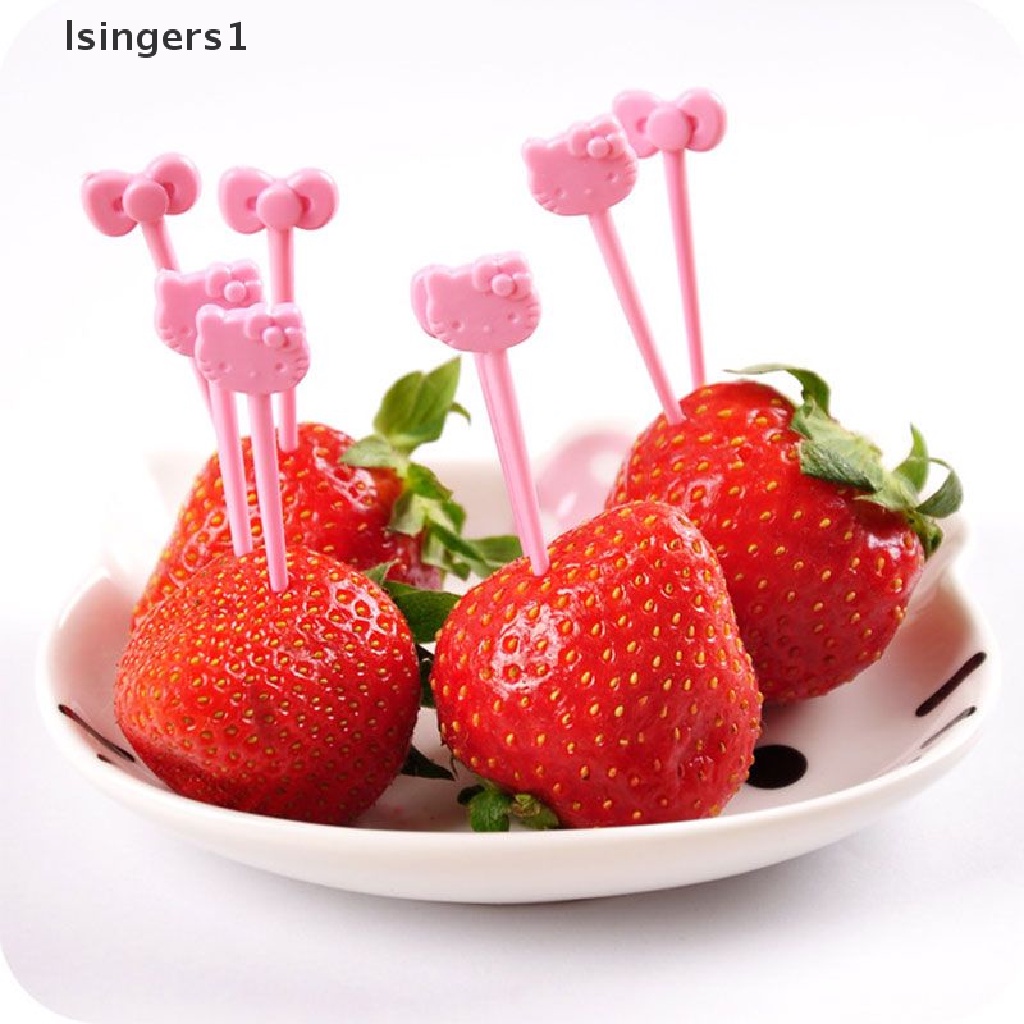 (lsingers1) Garpu Buah / Snack / Kue / Dessert Desain Kartun Untuk Dekorasi