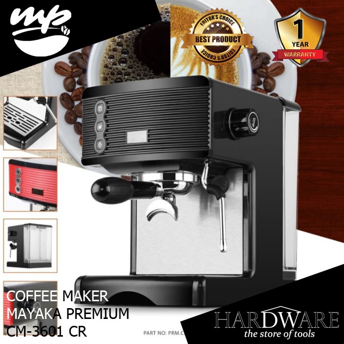 COFFEE MACHINE MAKER MP MAYAKA PREMIUM CM-3601 CR MESIN KOPI ESPRESSO