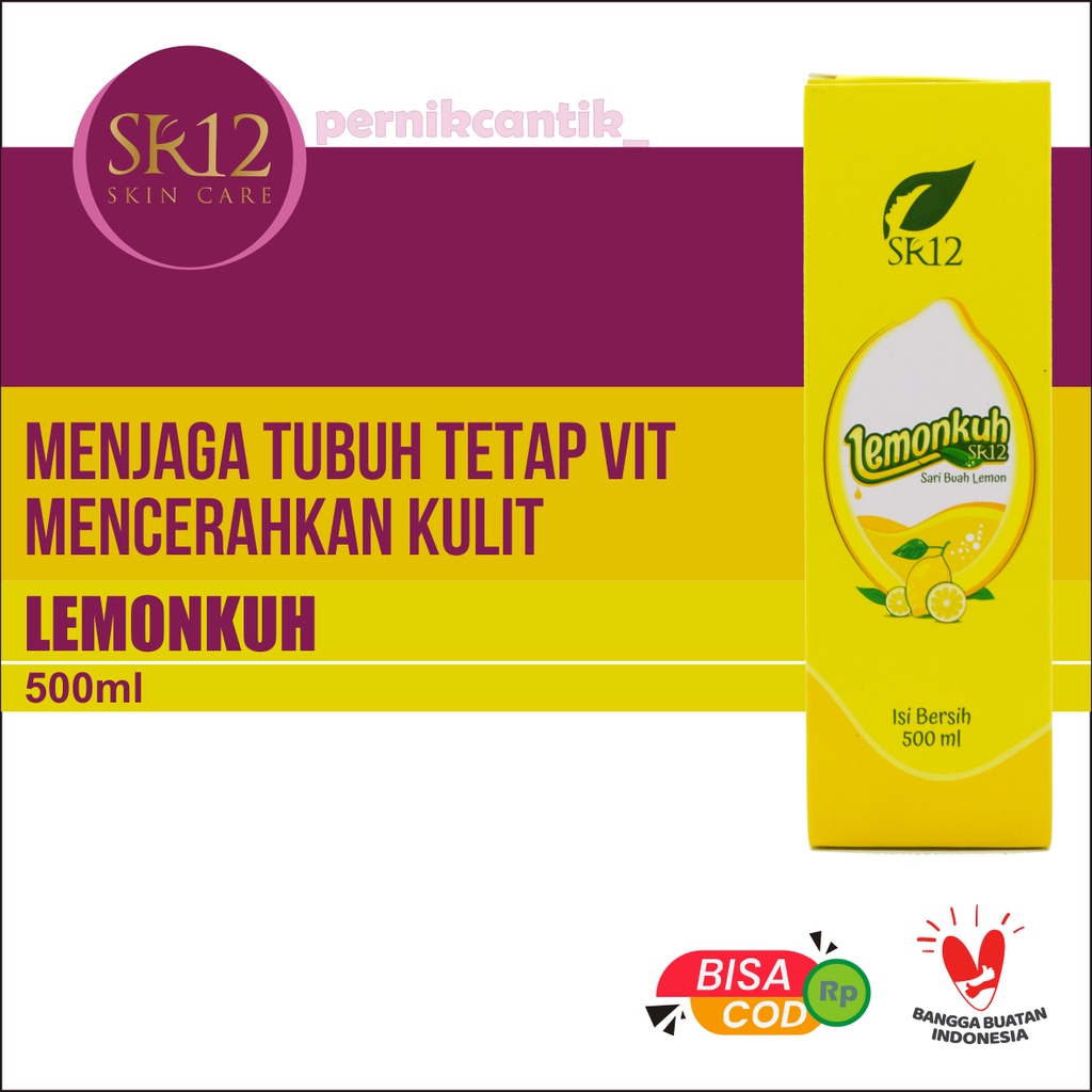 

LEMONKUH SR12 500 ML/SARI BUAH LEMON PENURUN BERAT BADAN/UNTUK KEKEBALAN TUBUH