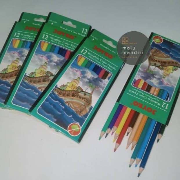 

WARNAPENSIL- PENSIL WARNA / COLOUR PENCIL JOYKO ISI 12 WARNA -PENSIL WARNA