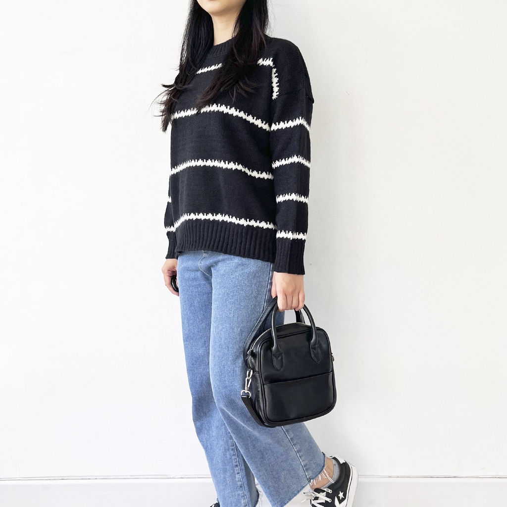 Her Goods Store AB523 Korean Outer/Outerwear/Sweater/Sweater Rajut/Knitwear/Atasan Rajut-4