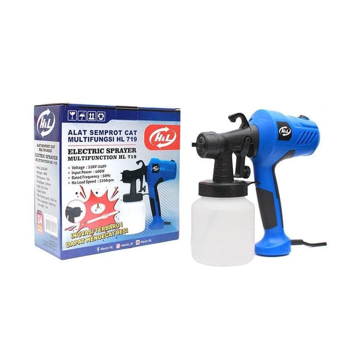 Elektric Spray Gun H&amp;L HL 719 - Alat Semprot Cat Elektrik H&amp;L HL719