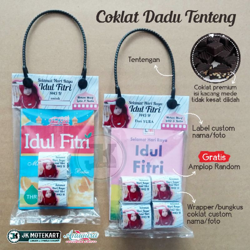 

[ANUYURA][Grosir B] Coklat dadu tenteng CUSTOM FOTO/TULISAN isi 2 dan 4 coklat