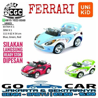 DIA0101 DIA Mainan Mobil  Aki Ferarri UK623 Unikid 623 MP3 