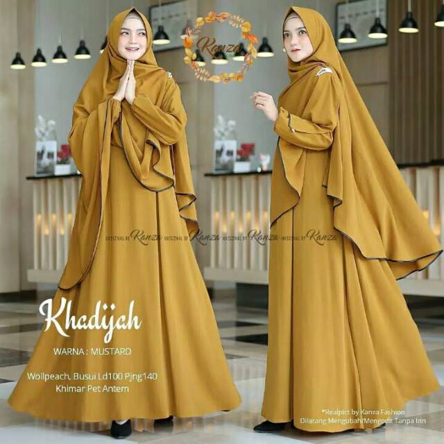 Gamis Syari Khadijah Set Khimar