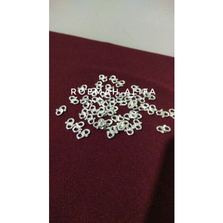 Pengait/ kokot kalung dan gelang Perak Asli