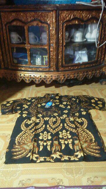 Kemeja Batik Pria Lengan Panjang Motif Kecipir