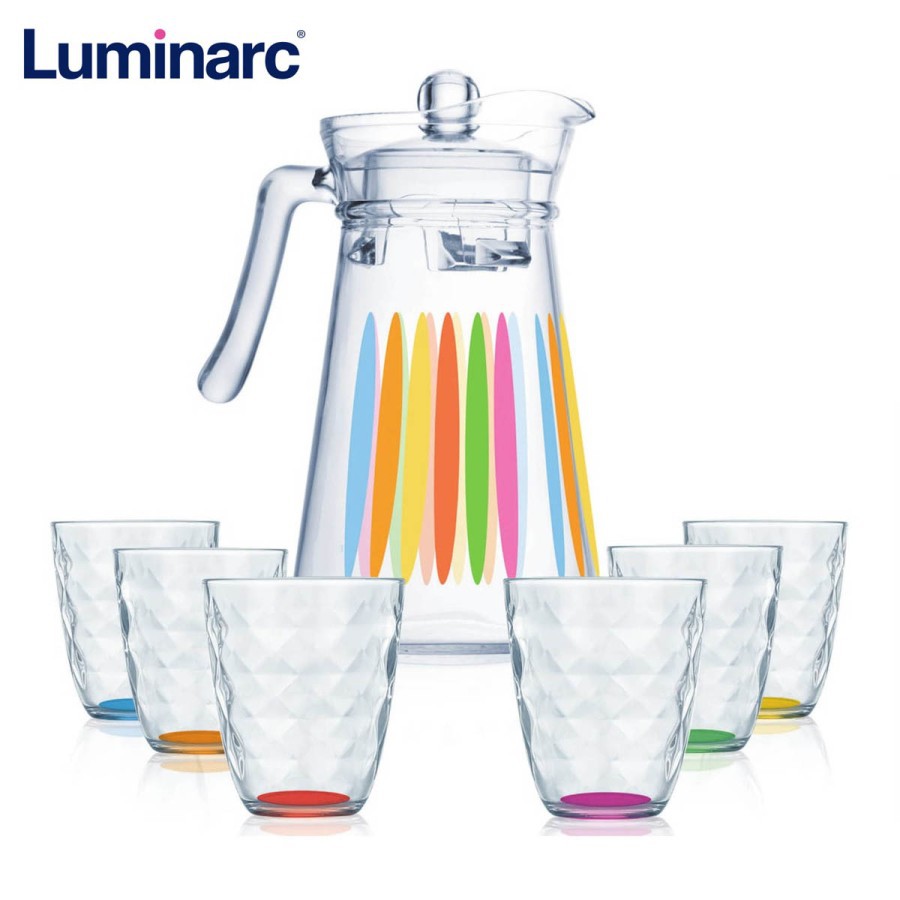 Luminarc Pitcher Set/Pitcher Set/Pitcher dan Gelas/Luminarc Pitcher/Pitcher Glass/Kaca/SET