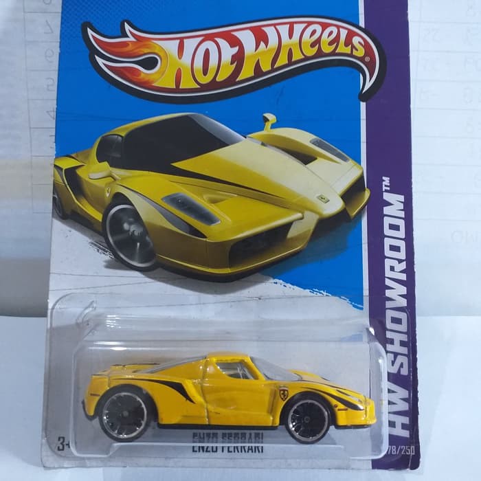 HOT WHEELS ENZO FERRARI KUNING 2013