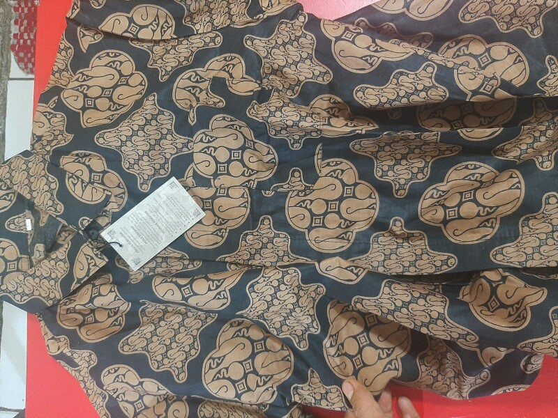 Hem Batik Lawasan Kemeja Batik Pria Kemeja Batik Lengan Pendek