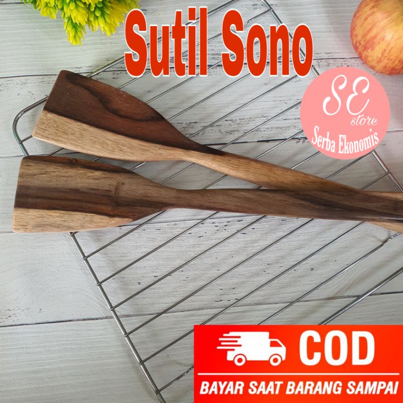 Silvertech Sutil Sonokeling Spatula Kayu Sonokeling Kayu Keras Hitam By Serba Ekonomis