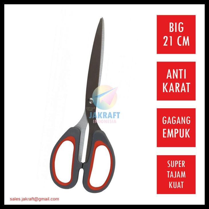 

Gunting Kertas Besar Gagang Empuk 21 Cm Joyko Sc-848Sg Soft Grip Kode 1155